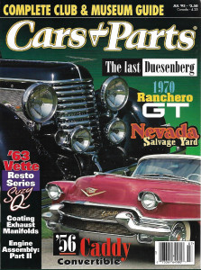 CARS & PARTS 1995 JULY - '70 RANCHERO GT, SUZY Q, '56 CADDY, LAST DUESENBERG